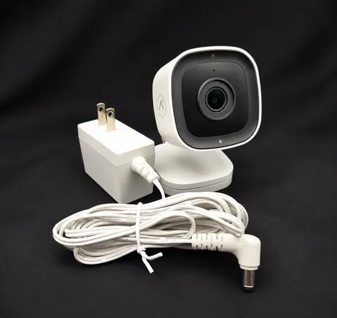 Alarm.com ADC-V515 1080p Indoor WiFi Security Camera Tested Reset Power Adaptor
