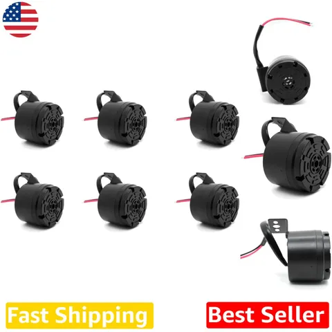 Universal 12-24V Backup Alarms 6PCS - Loud 100dB  Certified Vehicle Safety