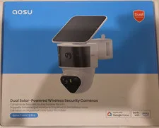 AOSU SolarCam T2 Pro Dual Solar Wireless Security Camera 3K Google Home Alexa
