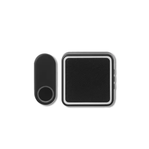 Globe Heath Zenith Black Plastic Wireless Door Chime Kit 18000151