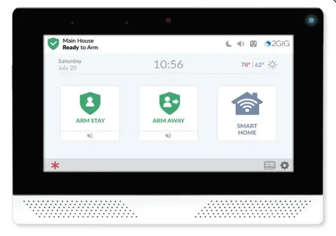 2GIG-EDG-NA-VA 2GIG EDGE Security & Home Automation Control Panel
