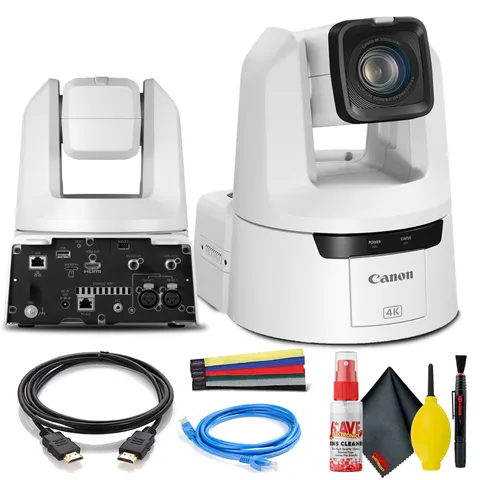 Canon CR-N500 Professional 4K NDI PTZ Camera with 15x Zoom - Bundle
