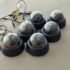 EverFocus ED700 720TVL Analog Dome Security Cameras Lot of 6 Pulled from Service