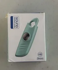 SOUND Personal Attack Alarm 140 dB w/ Flashing Lights Keychain, Blue Plastic