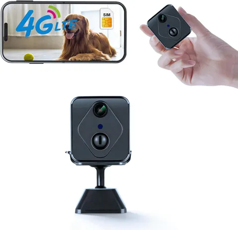 4G Surveillance Camera, Security Camera, 2K HD Indoor/Outdoor Security Camera, H