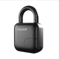 Smart Fingerprint Padlock Waterproof Keyless USB Rechargeable Anti Theft Lock