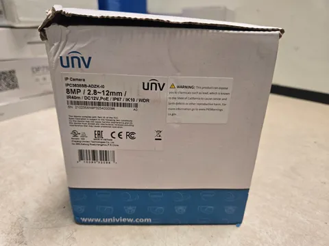 Uniview IPC3638SB-ADZK-I0 8MP HD LightHunter IR VF Dome Network  NOB