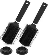 QWORK Diversion Safe Hair Brush - Discreet Hidden Compartment for Money, Jewelry