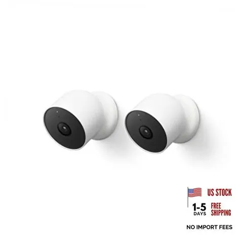 Nest Cam Outdoor or 2 Count (Pack of 1) Nest Cam (Outdoor or Indoor, Battery)