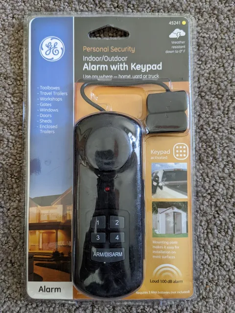 GE Indoor Outdoor Alarm With Keypad 45241
