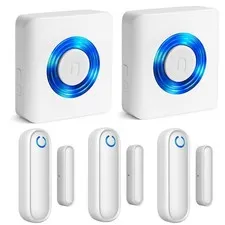 Caregiver Pager Door Alarms for Dementia Patients/Kids Safety/Home SecurityW...