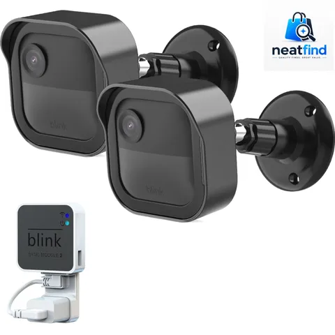 Blink Outdoor Camera Mount, 2Pack Weatherproof Housing and 360 Degrees Adjust...