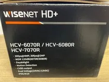 Wisenet 2MP/30FPS Analog HD Camera HCV-6080R