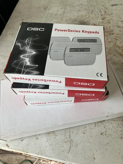 All 3 KeypadsPowerSeries 64-Zone LCD Full-Message PK5500L1 Icon Keypad v1.3 NEW!