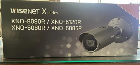 Hanwha Wisenet XNO-6120R 2MP 12x Zoom IR Bullet Camera NEW Open Box NDAA