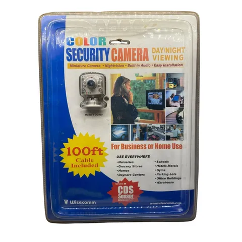 Wisecomm OC960 Color Security Camera Day/Night Viewing Built-in Audio 100ft