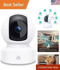Kasa 1080p Indoor Pan/Tilt Wi-Fi Security Camera with Night Vision & 2-Way Audio