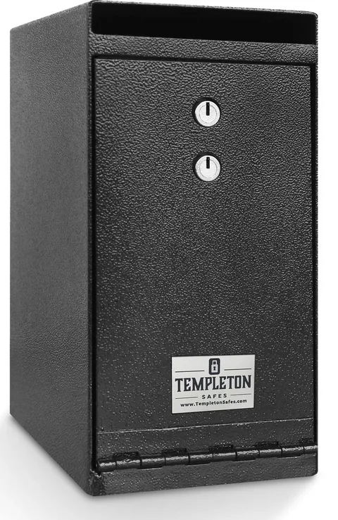 Templeton Safes T13 Dual Key Lock Depository Drop Safe, Needs Two Keys To Ope...