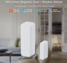 Tuya WiFi Door Window Sensor Smart Home Security Alarm Smart Life Alexa Google