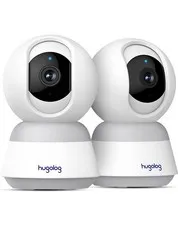 Hugolog 3K Security Camera White 2 Pack