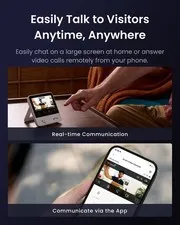 Video Doorbell Camera – Wireless with Monitor & Lock Pro