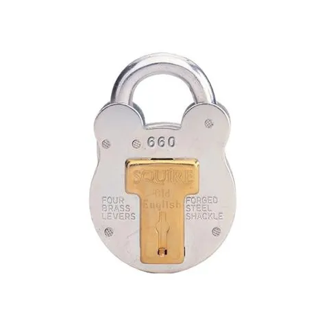 Squire 660 Old English Padlock with Steel Case 64mm HSQ660