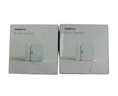 SimpliSafe Door Entry Sensor ES3 Gen 3 White 02604E64D New Open Box Set of 2
