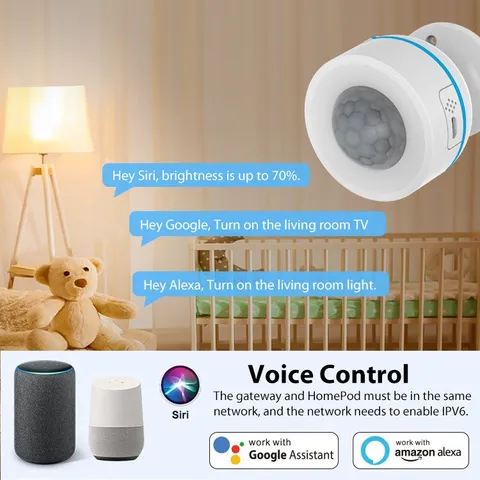 Tuya Smart Home Matter Thread USB PIR Motion Sensor APP Remote Control