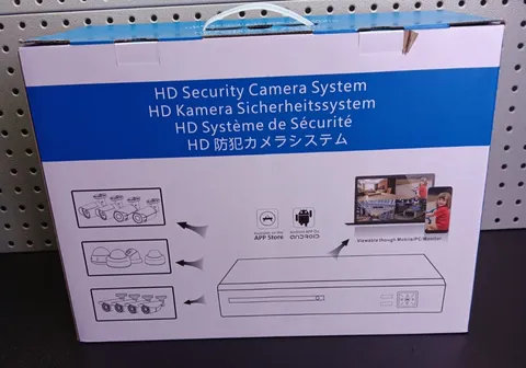 Hd Security Camera System With Four Cameras