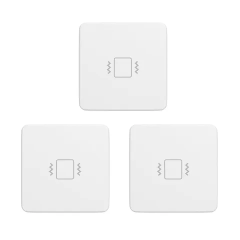 3 Pack Zigbee Vibration Sensor 110dB Alarm SmartThings Echo Hub Compatible