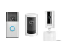 Ring Whole Home Camera Kit Battery Doorbell Outdoor Cam Plus & Indoor Cam - NEW