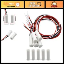 Recessed Magnetic Reed Switch NC/NO for Door Window Alarm Systems - 5 Sets