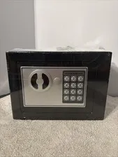 Electronic Keypad With Keys 9x7x6.5” Countertop Wall Safe Lock Box Sealed