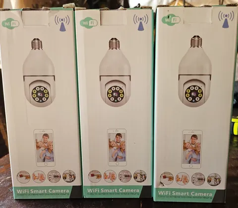 WiFi Smart Camera 360* Work Excellent Tuya App QC50 Compatible LOT OF 3
