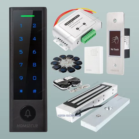 HOMSECUR IP66-rated APP WIFI Password RFID Access Control Set Anti-Tamper