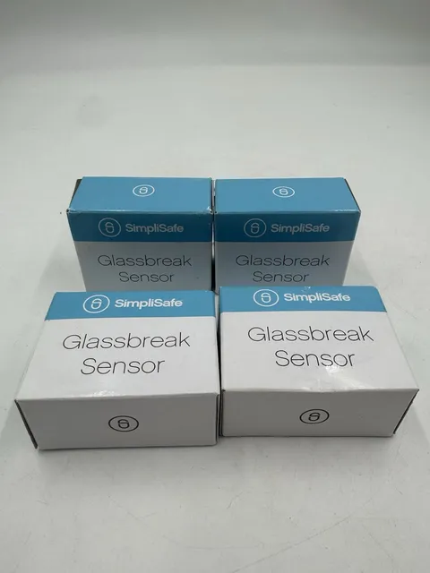 Lot Of 4 SimpliSafe Glassbreak Detector Sensor GB1000 (Gen 1) - NEW
