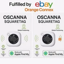 4 pack Oscanna Find My Compatible Air Tracker Tag – Compact airtag Item Finder