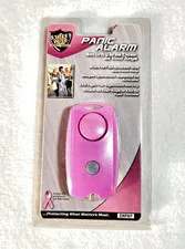 Streetwise Pink Panic Alarm Keychain/clip w/ LED light Stocking Stuffer