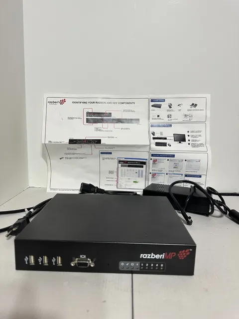 Razberi Raz-MPRO4 4 Port Arcus  With i3 IP Camera Solution with Ac Adapter