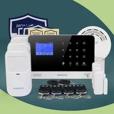 HOMSECUR Wireless WIFI 4G RFID LCD Home Alarm System With Siren & Remote Control