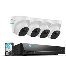 Reolink 4K 8MP 8CH NVR PoE Security Camera System Night Vision  Smart Detection