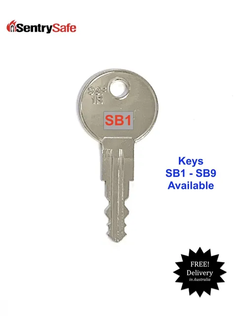 SENTRY Chest & Fire Safe Keys Cut To Code Number-SB1- SB9 -FAST POST!