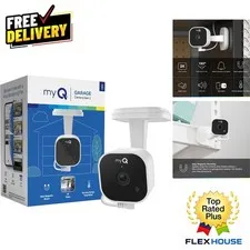 2K Smart Garage Camera with Night Vision & Magnetic Mount - Complete Security