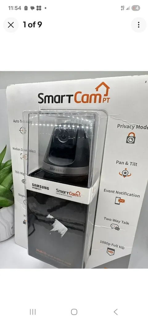 SAMSUNG SNH-V6410PN SmartCam Pan/Tilt Full HD 1080p Wi-Fi IP Camera + 16GB Card