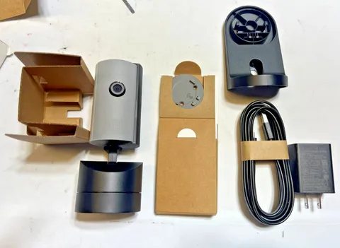 Ring Pan-Tilt Indoor Camera 2024 | 360° Coverage HD Video Two-Way Talk - Black