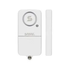 Door/Window Alarm: Self-Monitoring Sensor, Battery-Powered, Adhesive Mount
