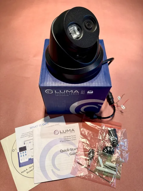LUMA 310 SERIES HD Indoor/Outdoor Camera, Night Vision, LUM-310-TUR-IP in Black