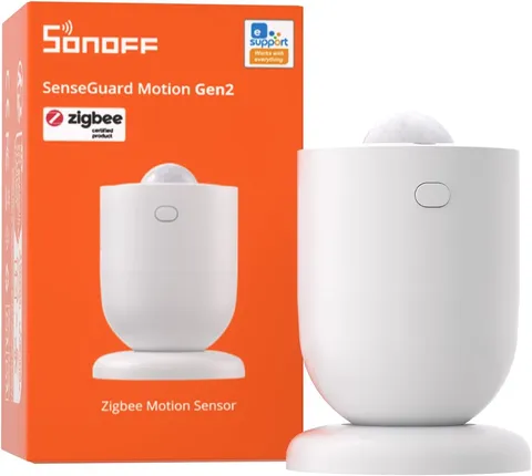 Senseguard SNZB-03PR2 Zigbee Motion Sensor with Light Sensor for Light Control,