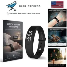 Vibrating Alarm Wristband for Heavy Sleepers Deaf Sleep Tracker Water Resistant
