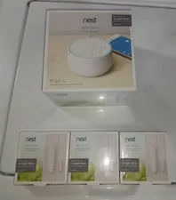Nest Secure Alarm System Starter Pack  plus 3 extra Nest Detects